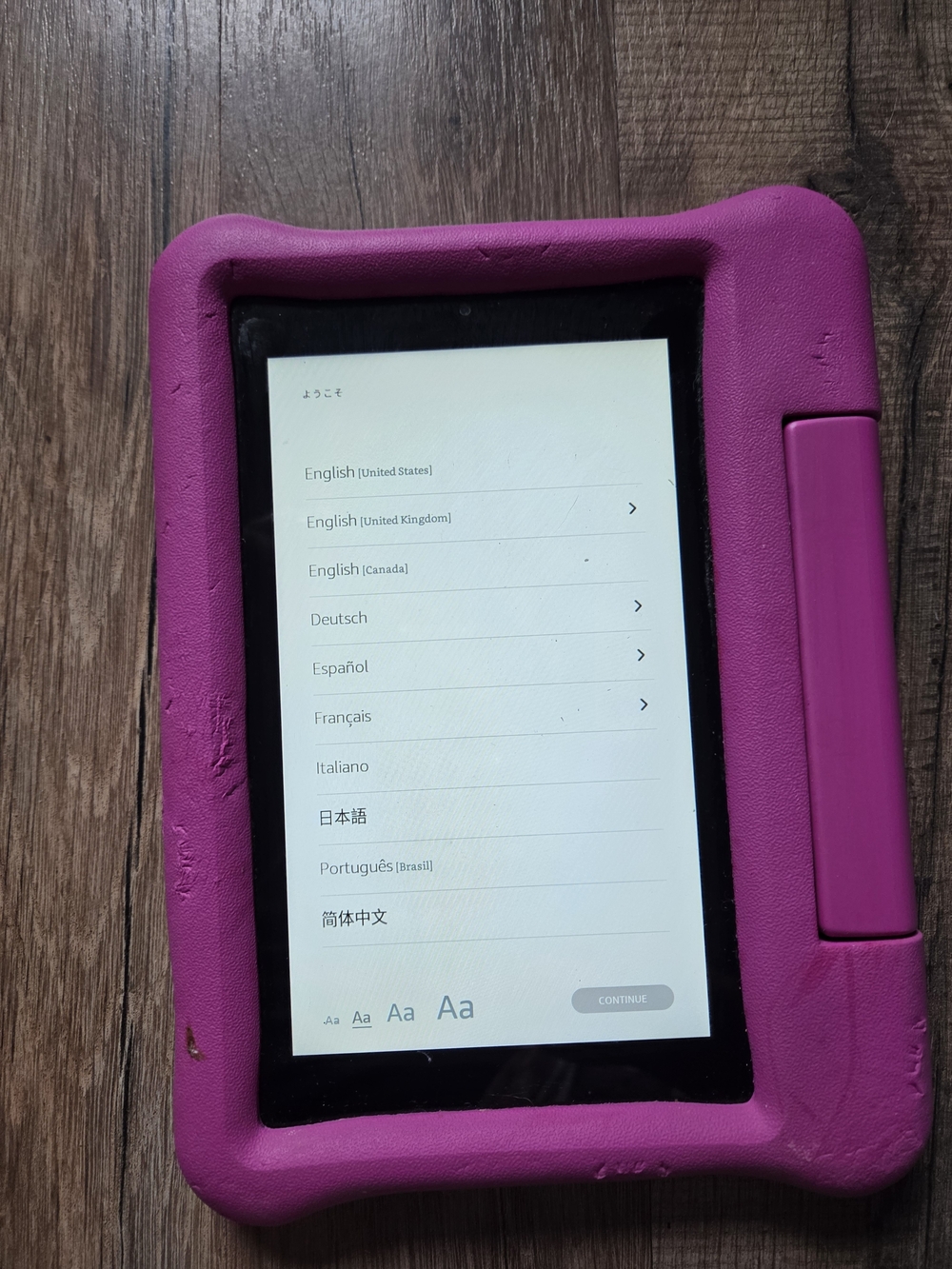 Kids Amazon Tablet 7th Gen